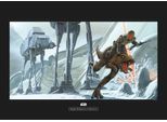 Bild KOMAR "Star Wars Classic RMQ Hoth Battle Ground", bunt (farbe bild(er): bunt), B:70cm H:50cm, Holz, Papier, Bilder, Bild, Wandbild zur Dekoration im Kinderzimmer - ohne Rahmen