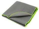 Sporthandtuch SETEX "SETEX Sporttuch aus Evolon", grün (grau, grün), B:50cm L:100cm, Evolon, Obermaterial: 70% Baumwolle, 30% Polyamid, Handtücher, Sporthandtuch, Komfort & Haltbarkeit: Hypoallergenes Evolon - sanft zur Haut