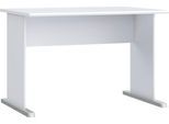 Schreibtisch FORTE "Tempra", weiß, B:108cm H:72cm T:72cm, Tische, Schreibtisch, Breite 108 cm