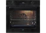 BEKO Einbaubackofen "BBIS17300BCS", Energieeffizienz: A, schwarz, B:59,4cm H:59,5cm T:56,7cm, Backöfen, Dampf für knusprige Kruste & fluffiges Inneres dank SteamAdd, Einbaubackofen