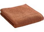 Handtücher CHRISTY "Brixton", orange (terracotta), B:50cm L:90cm, Walkfrottier, Obermaterial: 100% Baumwolle, Handtücher, Handtücher, Premium-Handtuch in Luxusqualität, 600g/m², 50x90cm, 2er Set