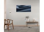 Leinwandbild KOMAR "Shapeshifter - Größe 90 x 40 cm", blau (farbe bild(er): blau, weiß), B:90cm H:40cm T:2cm, Holz, Papier, Bilder, Leinwandbild, Keilrahmenbild mi Echtholzrahmen