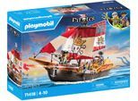 Konstruktions-Spielset PLAYMOBIL "Piratenschiff (71418), Pirates", bunt, Spielbausteine, Kinder, Kunststoff, Konstruktions-Spielset, Made in Europe