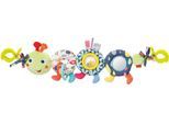 Kinderwagenkette FEHN "COLOR Friends, Raupe", bunt, Greifspielzeug, BabyL:50cm, Kinderwagenkette, L:50cm