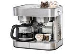ROMMELSBACHER Espressomaschine "Kaffeemaschine EKS 3010", grau (edelstahl), 1,25 l, 10, Kaffeemaschinen, Espressomaschine