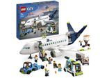 Konstruktionsspielsteine LEGO "Passagierflugzeug (60367), LEGO City", bunt, Spielbausteine, Kinder, Kunststoff, Konstruktionsspielsteine, Made in Europe
