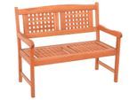 Gartenbank MERXX "Lima", braun, B:108cm H:90cm T:58cm, Holz, Sitzbänke, Gartenbank