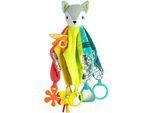 Schmusetuch FEHN "DoBabyDoo, Fuchs Deluxe", Baby, bunt, Frottee, Softvelour, Schnuffeltücher Schmusetuch, mit Befestigungsring für Schnuller
