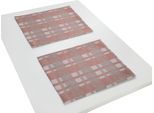 Platzset WIRTH "LAUFENBERG" Gr. 1, rot (apricot), B:40cm L:35cm, Obermaterial: 90% Polyester, 10% Baumwolle, Platzsets, Platzset
