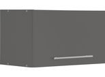 Kurzhängeschrank WIHO KÜCHEN "Unna", grau (front und korpus: anthrazit), B:60cm H:35cm T:35cm, Schränke, Kurzhängeschrank, 60 cm breit
