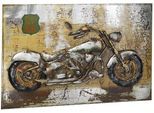Metallbild LOCKER, bunt (farbe bild(er): bunt), B:108cm H:72cm T:5cm, Metall, Bilder, Metallbild