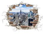 Wandtattoo KOMAR "Break Out NYC - Größe 100 x 70 cm", bunt, B:100cm H:70cm, Folie, Wandtattoos, Wandtattoo, selbstklebend, Wandsticker