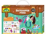 Kreativset LENA "Bastelkoffer Pferde, Premium", bunt, Kreativsets, Kinder, Kunststoff, Pappe, Kreativset