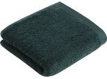 Handtuch VOSSEN "High Line", blau (poseidon), B:50cm L:100cm, Webfrottier, Obermaterial: 100% Baumwolle, Handtücher, Handtuch, mit Logostickerei