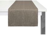 Tischläufer WIRTH "Torbole" Gr. 1, braun (dunkelbraun), B:150cm L:40cm, Baumwolle, Polyester, Tischdecken, Tischläufer