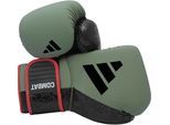 Boxhandschuhe ADIDAS PERFORMANCE "Combat 50" Gr. 10, grün (olivgrün, schwarz), Boxhandschuhe, 10 10, Obermaterial: 100% Kunstleder, Boxhandschuhe