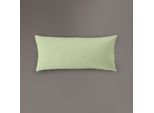 Kissenbezug IRISETTE "Lumen 8129", grün (lind), B:40cm L:80cm, Interlock-Jersey, Obermaterial: 100% Baumwolle, Kissenbezüge, Kissenbezug, hochwertig und traumhaft weich