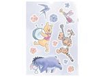 Wandtattoo KOMAR "Winnie the Pooh - Flowers & Music - Größe 50 x 70 cm", bunt, B:50cm H:70cm, Folie, Wandtattoos, Wandtattoo, selbstklebend, Wandsticker, Kinderzimmer