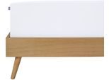 Spannbettlaken SCHIESSER "Jessi aus 100% Baumwolle", weiß, B:150cm L:200cm, Jersey, Obermaterial: 100% Baumwolle, Bettlaken, Spannbettlaken, für Matratzen bis zu 22 cm Höhe, MADE IN GREEN by OEKO-TEX