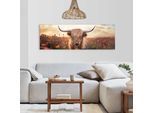 Wandbild REINDERS "Spring Highlander", beige (farbe bild(er): beige), B:52cm H:156cm T:3cm, MDF, Bilder, Wandbild