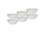 Schale RITZENHOFF & BREKER "Salatschüsseln Shanti ø 14,5 cm 6er Set bunt", bunt, Schüsseln, Schale