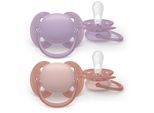 Philips Avent Ultrasoft SCF091/43 6-18 m tétine Girl 2 pcs