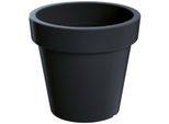 Blumentopf PROSPERPLAST "Lofly 500", grau (anthrazit), H:46cm Ø:50cm, Kunststoff, Pflanzgefäße, ØxH: 50x46 cm
