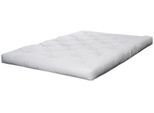 Futonmatratze KARUP DESIGN "Comfort Futon, 15 cm hoch, mehrere Größen, handgefertigt", beige (weiß), B:140cm H:15cm L:200cm, Bezug Matratze: 80% Baumwolle, 20% Polyester, Matratzen, Aus Baumwolle und einem Kern aus PU-Schaum. Made in Europe