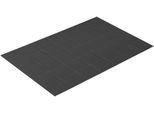 Badematte VOSSEN "»Pratos«", grau (graphit), H:12mm, Baumwolle, Badematten, Badematte, Badteppich, Uni Farben, Rauten Design
