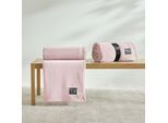 Wohndecke S.OLIVER "s.Oliver Decke Kuschelsoft", rosa (rose), B:150cm L:200cm, Polyester, Wohndecken, Wohndecke, 150 x 200 cm, in bunten Farben, weich, 330g/m²