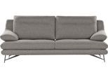 2-Sitzer CALIA ITALIA "Cezanne, italienisches Designsofa mit erstklassigem Sitzkomfort", grau (34 sabbia), B:180cm H:90cm T:96cm, Sofas, wahlweise mit Sitztiefenverstellung