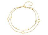 Armband ADELIA´S "Damen Armband aus Edelstahl 25 cm", gold, Armbänder, Damen, 2,5cm, Edelstahl, Armband, Ein Geschenk, das Freude macht
