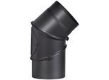 Ofenrohr FIREFIX, schwarz, B:21,5cm H:39cm L:26,5cm, Stahlblech, Rohre, Stahlblech, mit Tür