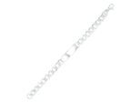 Armband ADELIA´S "Herren Armband – Panzerarmband aus Edelstahl 21 cm", silber, Armbänder, Herren, 21cm, Edelstahl, Armband, Perfekt als Geschenk zum einfach so