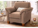 Sessel HOME AFFAIRE "Borkum, B: 101cm", braun, B:101cm H:87cm T:88cm, Struktur (100% Polyester);Luxus-Microfaser ALTARA NUBUCK (100% Polyester);MELROSE(100% Polyester);Luxus-Microfaser Toro (100% Polyester), Sessel, Sessel, mit Federkern
