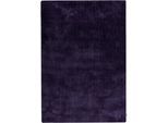 Hochflor-Teppich TOM TAILOR HOME "Shaggy Teppich Cozy", lila, B:65cm H:25mm L:135cm, Polyester, Teppiche, Uni Farben, auch in Pastell Farben, weich & kuschelig