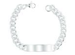 Armband ADELIA´S "Unisex Armband – Panzerarmband aus Edelstahl 21 cm", silber, Armbänder, Damen, 21cm, Edelstahl, Armband, Ein Geschenk, das Freude macht