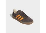 Sneaker ADIDAS ORIGINALS "GAZELLE INDOOR", Herren, Gr. 39, braun, lucid tangerine, wonder weiß, Leder, Schuhe Sneaker