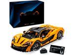 Konstruktionsspielsteine LEGO "McLaren P1™ (42172), LEGO Technic", bunt, Spielbausteine, Kinder, Kunststoff, Konstruktionsspielsteine, Made in Europe