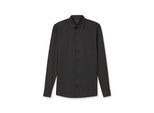 Businesshemd OLYMP "OLYMP No. Six 24/Seven, super slim, Urban Kent", Herren, Gr. 43, Normaler Arm, anthrazit, 92% Baumwolle, 8% Elasthan, Hemden