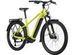 E-Bike HAIBIKE "Trekking 5 High" Gr. 55, gelb, Elektrofahrräder, 55cm, 27,5 Zoll (69,85cm)