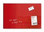 SIGEL Glas-Magnettafel artverum® 60,0 x 40,0 cm rot