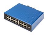 Digitus Industrieller 16+2-Port L2 managed Gigabit Ethernet Switch