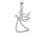 Kettenanhänger ADELIA´S "Damen Anhänger – Engelanhänger aus 925 Silber mit Zirkonia", silber, Schmuckanhänger, Damen, Silber 925 (Sterlingsilber), Kettenanhänger, Eine schöne Geschenkidee für jeden Anlass