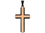 Kettenanhänger ADELIA´S "Damen Anhänger – Kreuz Kreuzanhänger aus Edelstahl", gold, Schmuckanhänger, Damen, Edelstahl, Kettenanhänger, Perfekt als Geschenk für besondere Menschen