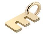 Buchstabenanhänger ADELIA´S "Unisex Anhänger – Buchstabe N Buchstabenanhänger aus 375 Gold", gold, Schmuckanhänger, Damen, Gelbgold 375, Zum Verschenken – passend für viele Anlässe