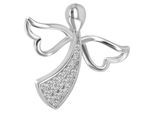 Kettenanhänger ADELIA´S "Damen Anhänger – Engelanhänger aus 925 Silber mit Zirkonia", silber, Schmuckanhänger, Damen, Silber 925 (Sterlingsilber), Kettenanhänger, Perfekt zum Verschenken an besondere Menschen