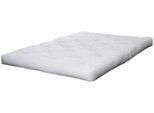 Futonmatratze KARUP DESIGN "Coco Futon, 16 cm hoch, mehrere Größen, handgefertigt", beige (weiß), B:120cm H:16cm L:200cm, Bezug Matratze: 100% Baumwolle, Matratzen, Aus Baumwolle und einem Kern aus Kokosfaser. Made in Europe