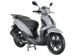 Motorroller ALPHA MOTORS "Motorroller Libero 125 ccm 90 km/h 16-Zoll grau-schwarz", grau (grau, schwarz, schwarz), Motorroller, 90 km/h, B:74cm H:119cm L:199,5cm