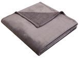 Wohndecke OTTO HOME "Jil", grau (anthrazit), B:130cm L:180cm, Kunstfaser, Wohndecken, Wohndecke, aus super weichem Kuschelfleece, Kuscheldecke, Premium Qualität